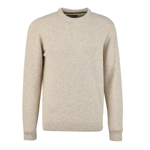 Barbour Pullover Maglia Uomo Essential Tisbury in lana Stone A24 - BARBOURMKN0844 - ST51 - L - Francavilla Moda